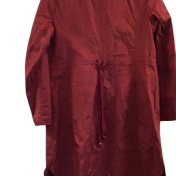 COLE HAAN SIGNATURE Back Bow Hooded Raincoat - Picture 15 of 16